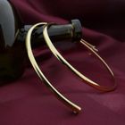 Image 2 of Gold Omega link necklace | 43 cm