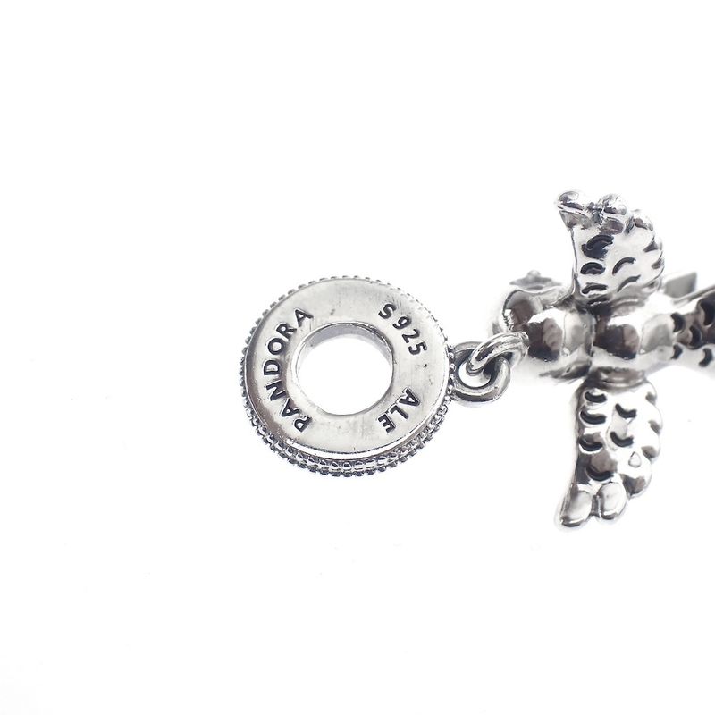 Image 7 of Pandora x Harry Potter charm pendant; Silver; Hedwig