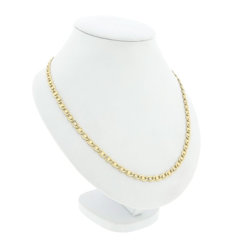 Image 3 of Gold navy link chain | 66 cm