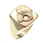 Image 1 of Gold signet ring horse head portrait