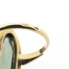 Image 5 of Vintage gold ring with green spinel
