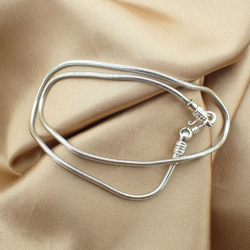 Image 6 of Silver snake link chain | 50.5 cm