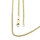 Image 1 of Gold square foxtail link chain