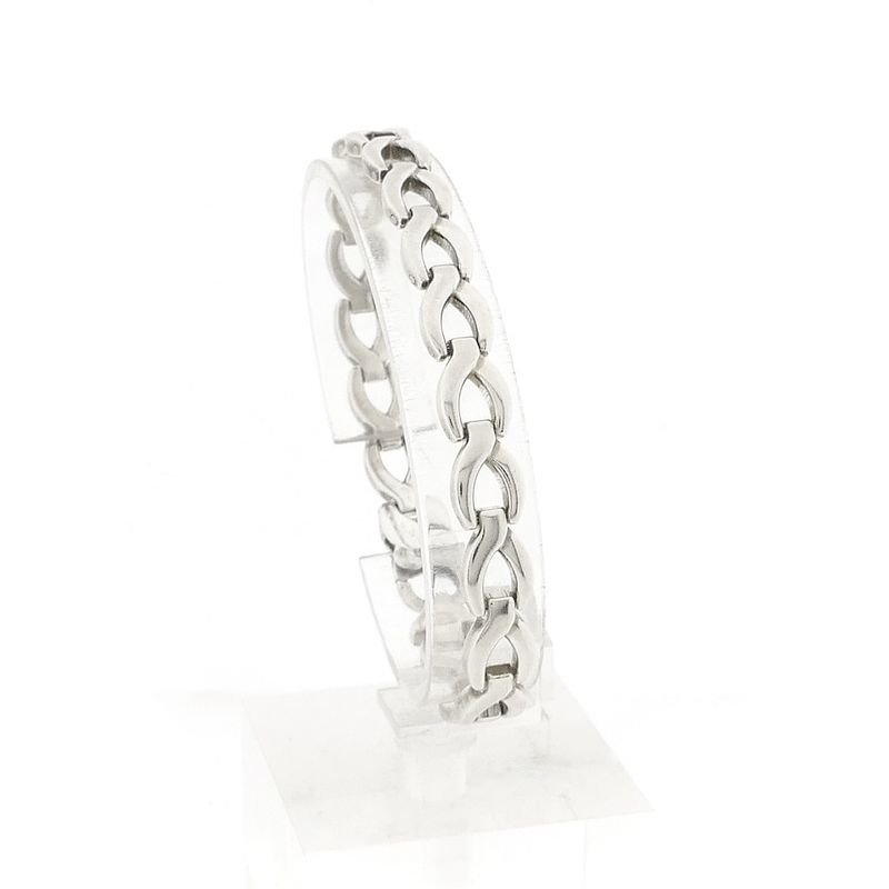 Image 1 of Silver fantasy link bracelet | 19 cm