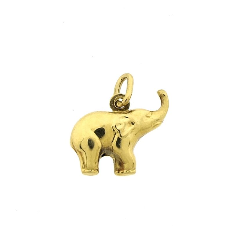 Image 6 of Gold elephant pendant