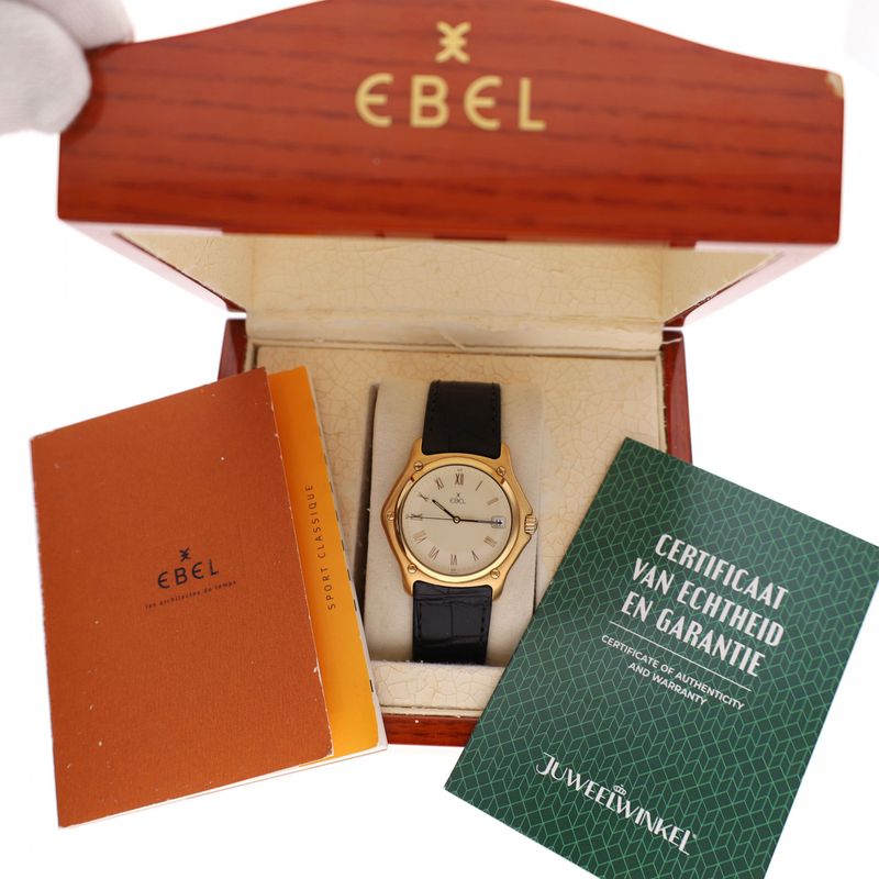 Image 2 of Ebel 1911 37mm 8187916; 18k Gold Watch