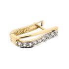 Image 6 of Gold stud earrings with zirconia