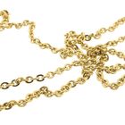 Image 9 of Gold anchor link necklace