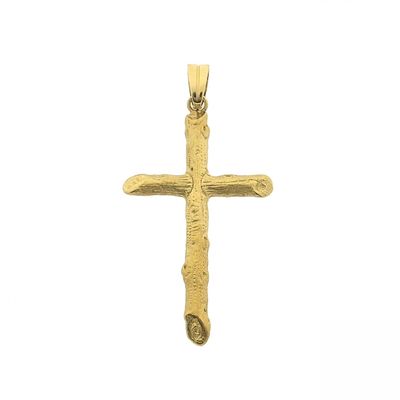Image 1 of Gold pendant of a cross