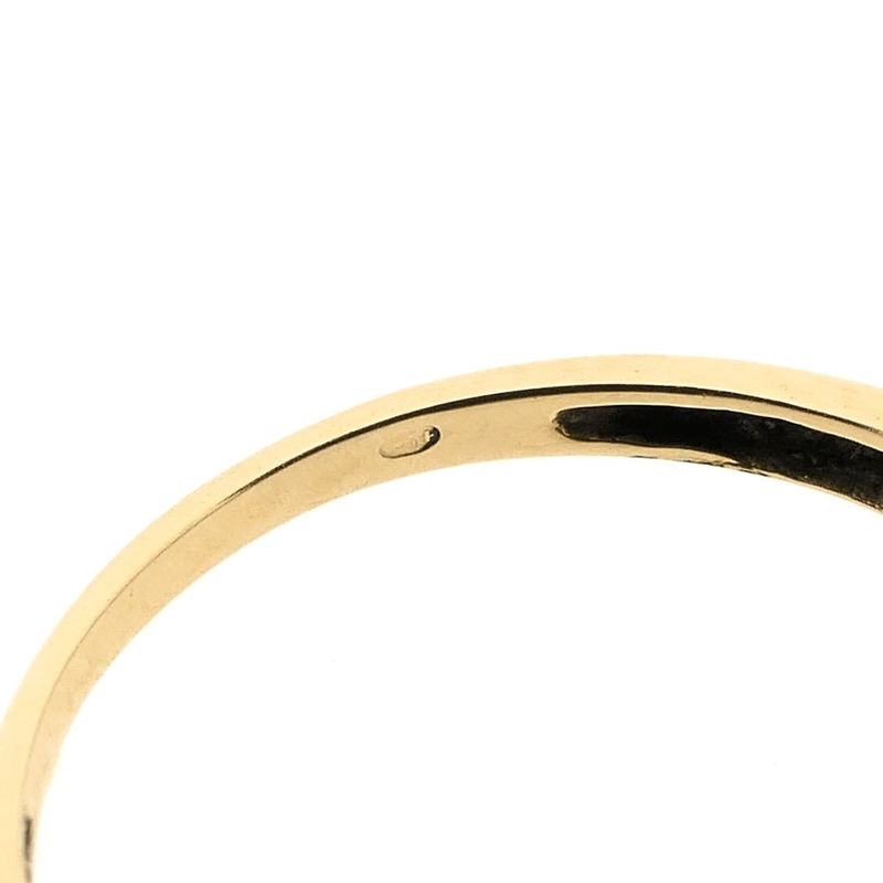 Image 8 of Gold ring with sapphire and diamond | 0.015 ct.