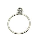 Image 3 of Silver ring with fantasy stud | size 17.5