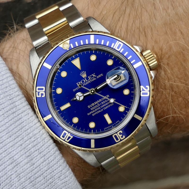 Image 16 of Rolex Submariner 16803; Vintage men's diving watch