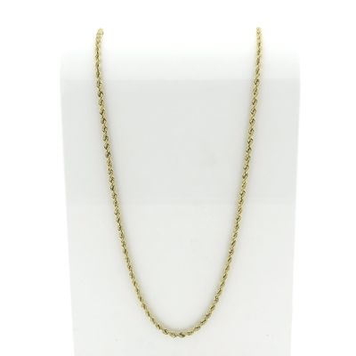 Image 1 of Golden twisted link chain.