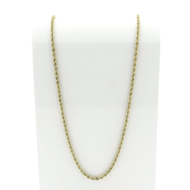 Image 1 of Golden twisted link chain.