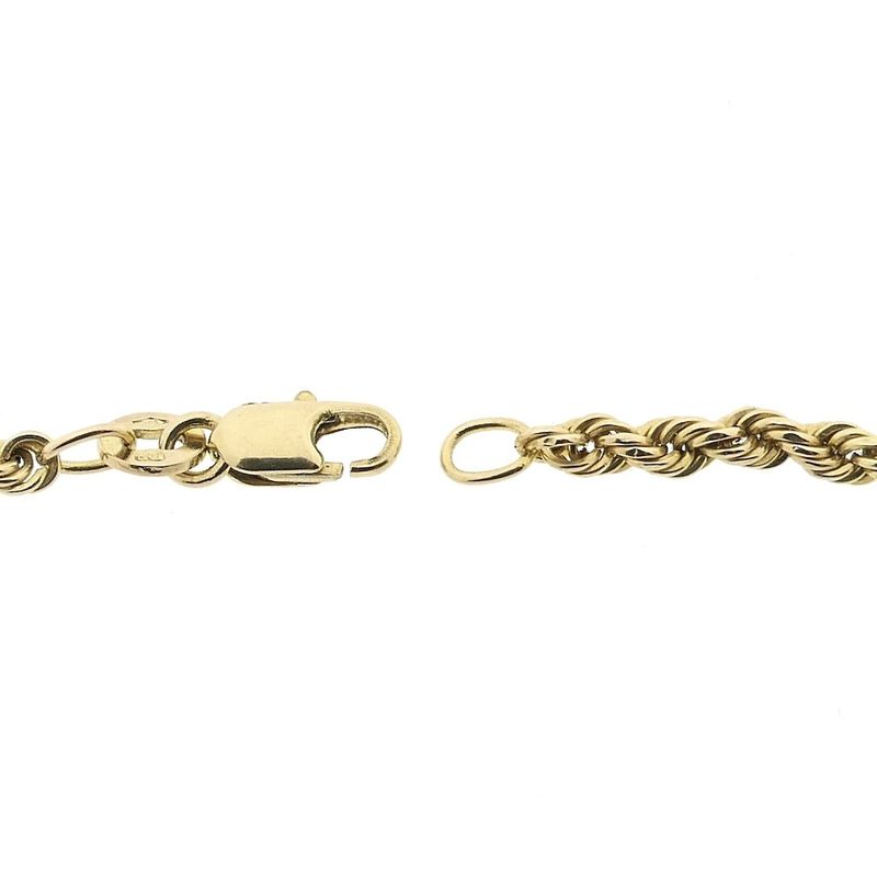 Image 3 of Gold twisted link chain | 50.5 cm
