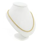 Afbeelding 3 van Gouden vossenstaart schakelketting 