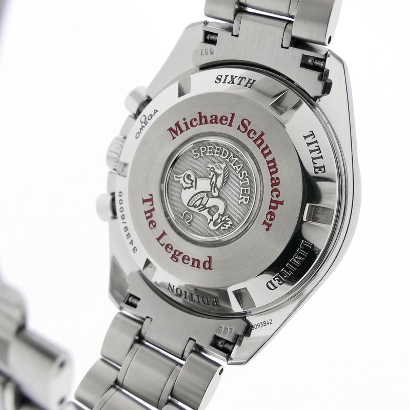 Image 20 of Omega Speedmaster 'Michael Schumacher The Legend' 3559.32.00; Chronograph men's watch
