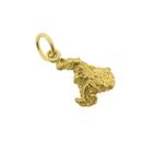 Image 6 of 22 carat gold pendant with a gold nugget