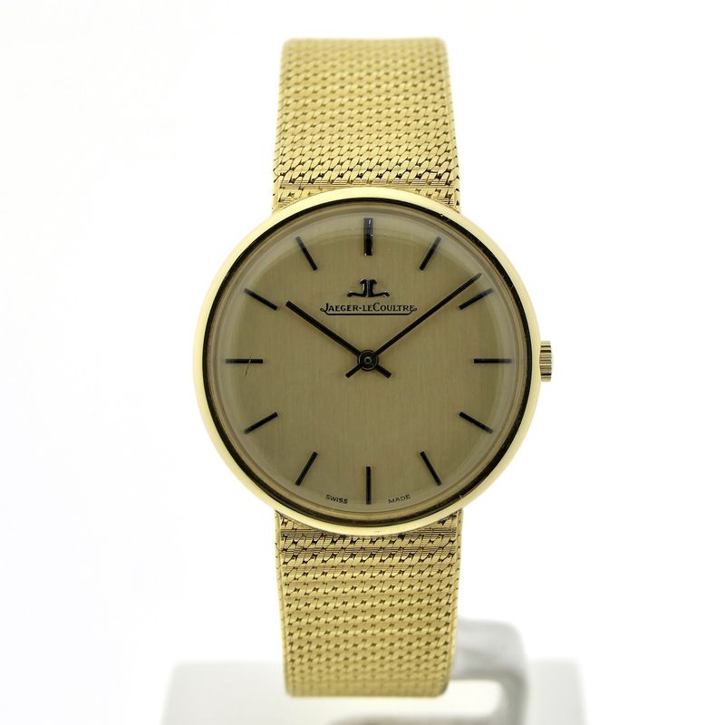 Image 1 of Jaeger Le-Coultre; Vintage 18K gold men's watch