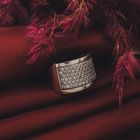 Image 2 of White gold pavé ring with zirconia