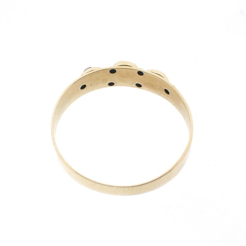 Image 10 of Gold ring with garnet stones | Vintage