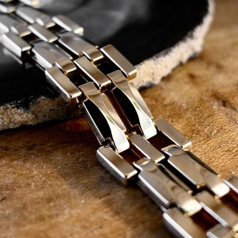 Image 9 of Golden fantasy link bracelet | 19.5 cm