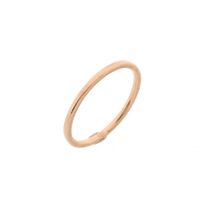 Rose gold sliding ring