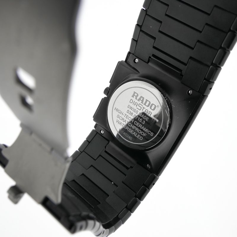 Image 14 of Rado Diastar Ceramica Chronograph 538.0715.3; High-Tech Ceramic men's watch