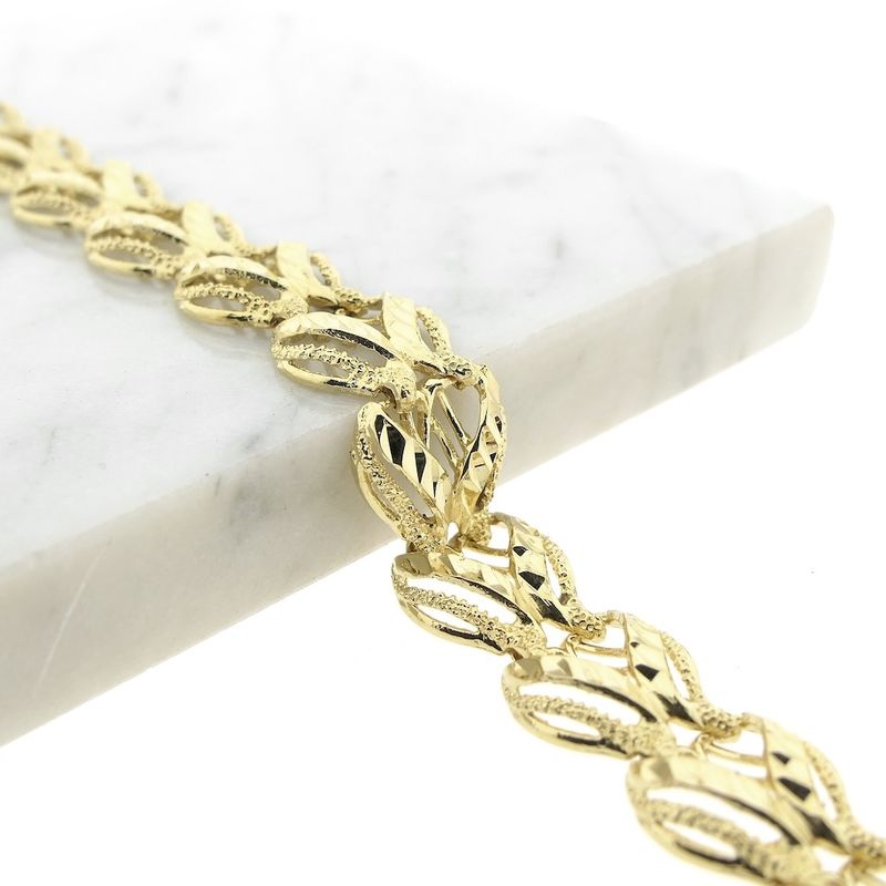 Image 2 of Gold fantasy link bracelet | 18.5 cm