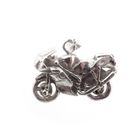 Image 1 of Silver pendant of a motorcycle