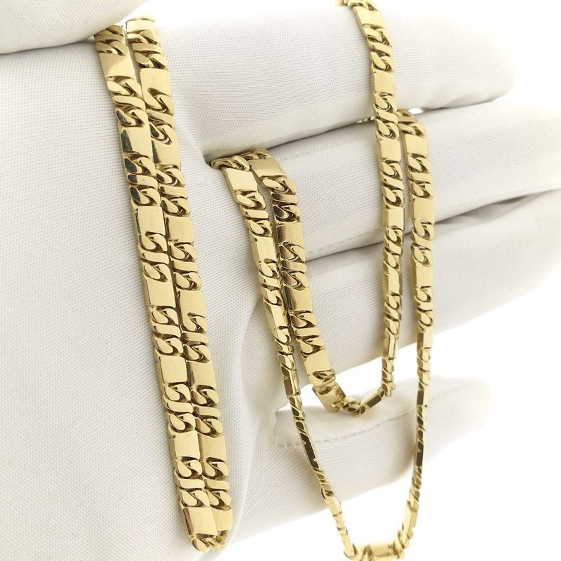 Image 4 of Solid gold navy link chain
