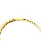 Image 8 of Gold solitaire ring with zirconia