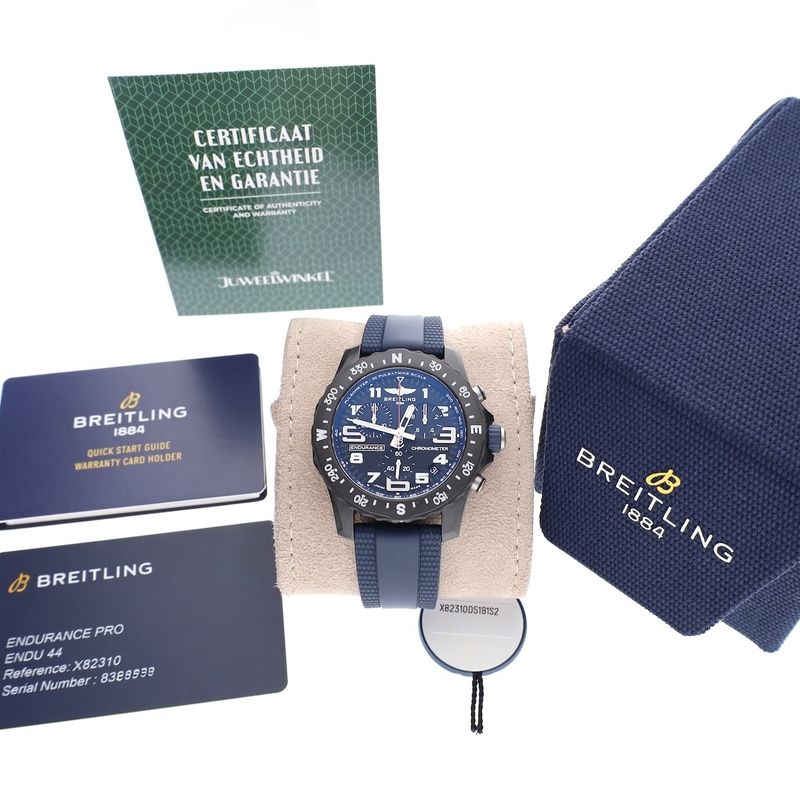 Image 4 of Breitling Endurance Pro 'Blue' X82310; Chronograph men's watch