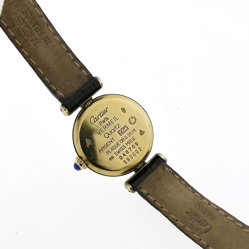 Image 9 of Cartier Colisee Vermeil 590002; Ladies watch