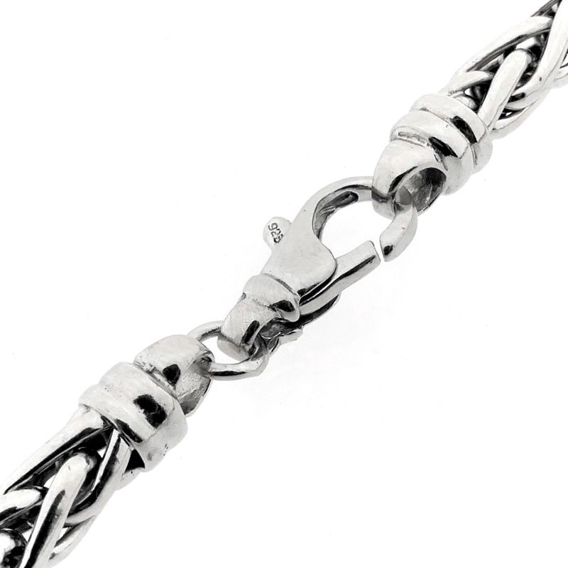 Image 7 of Silver Fox Tail Link Chain