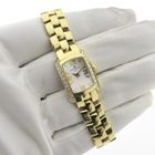 Image 5 of Baume & Mercier Hampton Milleis 65370; 18k gold women's watch with diamonds