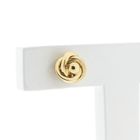 Image 4 of Vintage gold flower-shaped stud earrings