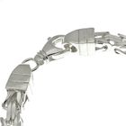 Image 2 of Silver wide king bracelet | 25 cm