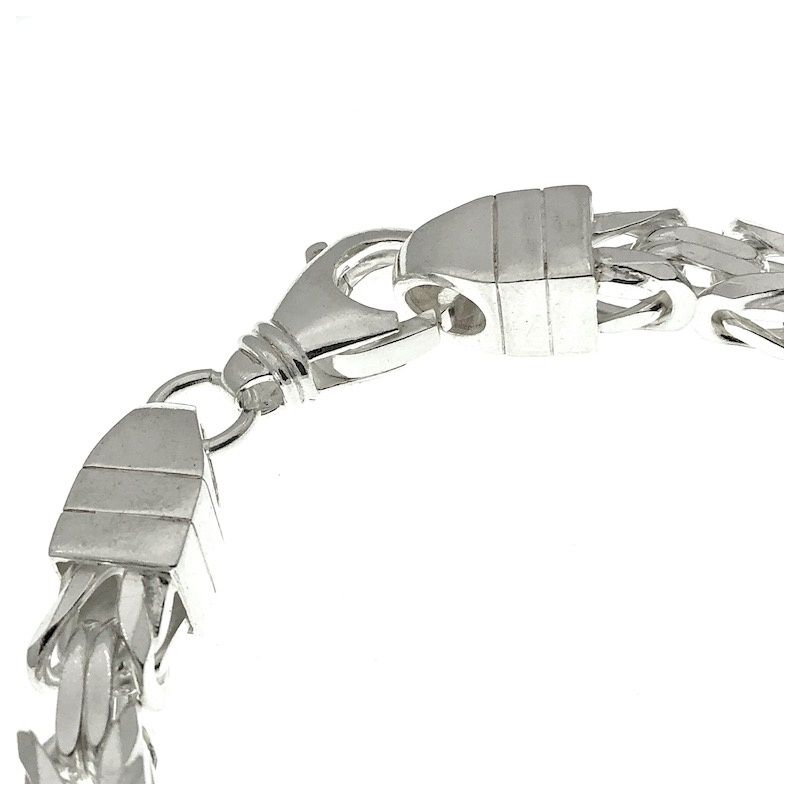 Image 2 of Silver wide king bracelet | 25 cm