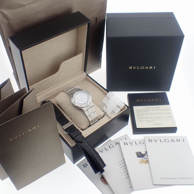 Image 4 of Bvlgari Diagono 'Nautor's Swan'; Limited Edition Chronograph Watch