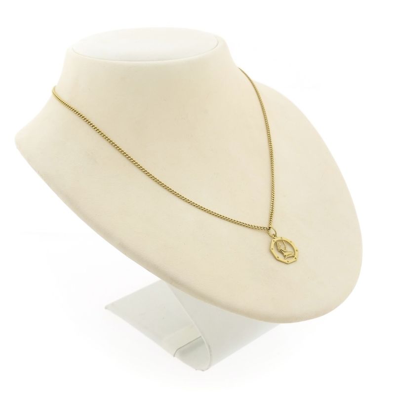 Image 4 of Gold zodiac sign pendant; Virgo