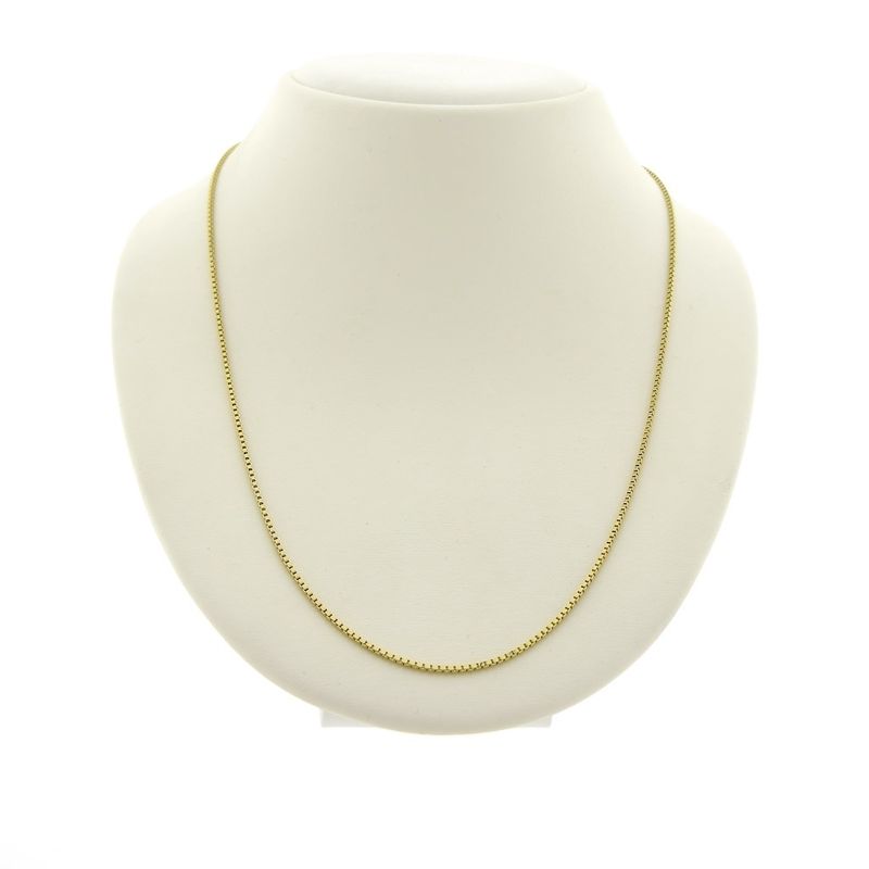 Image 6 of 9 carat thin Venetian link chain | 50 cm