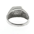 Image 3 of Silver men's ring with dollar sign