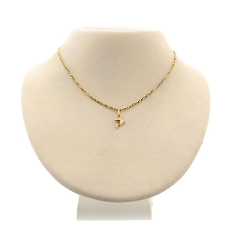 Image 5 of Golden dolphin pendant