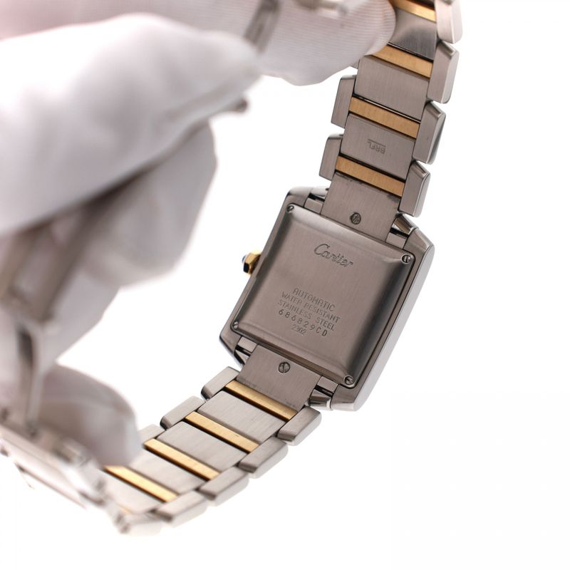 Afbeelding 13 van Cartier Tank Française 2302 W51005Q4; Automatisch Horloge