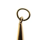 Image 3 of Gold vintage bullet pendant with carnelian