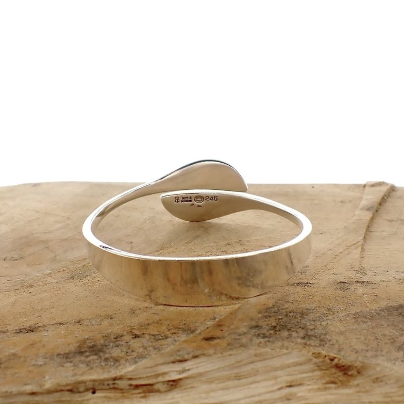 Image 4 of Silver solid bracelet | Ø 63 mm