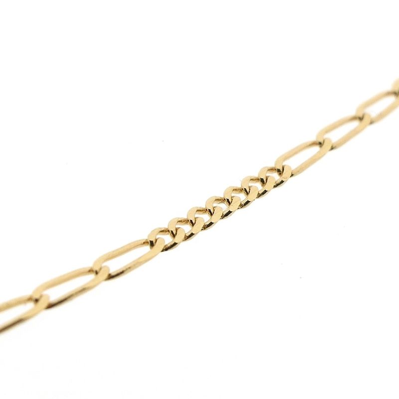 Image 3 of 18K Gold Thin Fantasy Link Chain | 43 cm