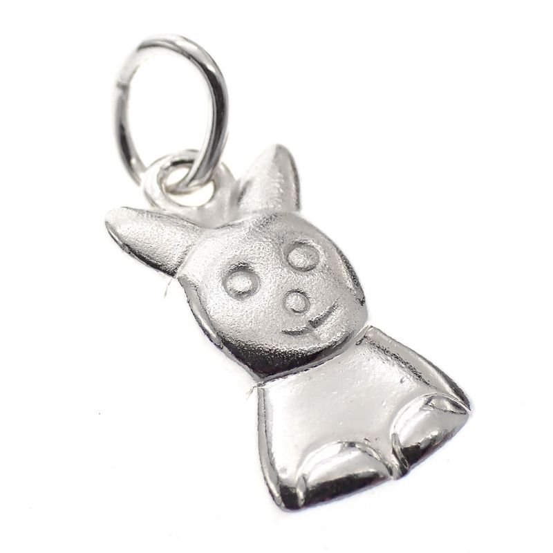 Image 2 of Silver pendant; Rabbit