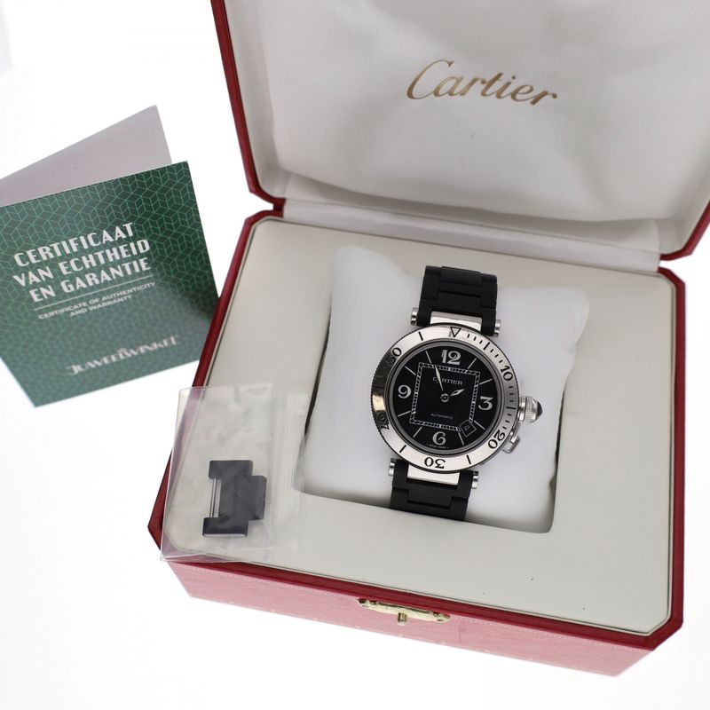 Image 2 of Cartier Pasha Seatimer 2790 W31077U2; Automatic Men's Watch